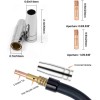 Reboot Mig Welder Consumable Set Mig Torch Contact Tips Gas