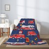 Fire Truck Blanket Warm Plush Firefighter Flannel Throw Blanket Super