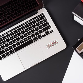 SODAVA [3Pcs, 3"x3"] Floral Mama Sticker, Gift for Mom Sticker, New Mom Gift, Cute Floral Decal, Mothers Day Stickers, Hard Hat, Laptop, Car, Bike, Metal, Window, Multiple Occasions