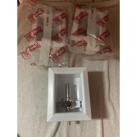 Mighty Supply Sioux Chief 696-G1010XF OxBox Ice Maker Outlet Box w/ Water Hammer Arrestor - 1/