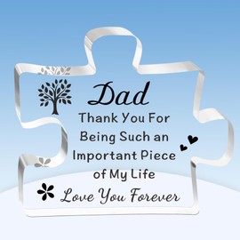TTOVEN Dad Gifts Puzzle Dad Birthday Gifts Thank You for Being Such an important Piece of My Life