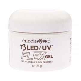T3 LED-UV Flex Gel - Natural Pink by Cuccio Pro for Women - 1.0 oz Nail Gel