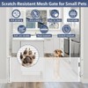 Reinforced 18" Tall Retractable Gate Step Over Dog Gate, 55"