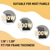 Solar Panel Mounting Brackets, Roof Mount Kit, Rails and Clamps