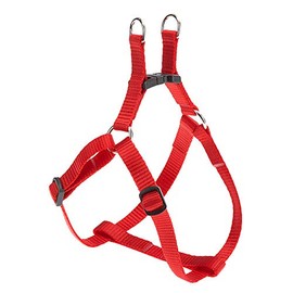 Ferplast Hundegeschirr Kleine Hunde Easy XS, verstellbares Katzengeschirr, einfach zu tragen, 33–46 cm. Rot