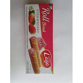 Gastone Lago Gastone Lago Wafer Cannoli Strawberry Cream, 2.82 oz
