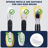 Sponge Brush Refills for OXO Dish Brush, 4 Pack Soap