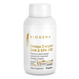 Biogena Omega 3 Vegan DHA & EPA 450 GOLD 90 Capsules Biogena