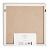 U Brands Rustic Linen Bulletin Board, 14" x 14", White