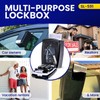 KeyGuard SL-591 Car Window Punch Button Lock Box, Black- Portable