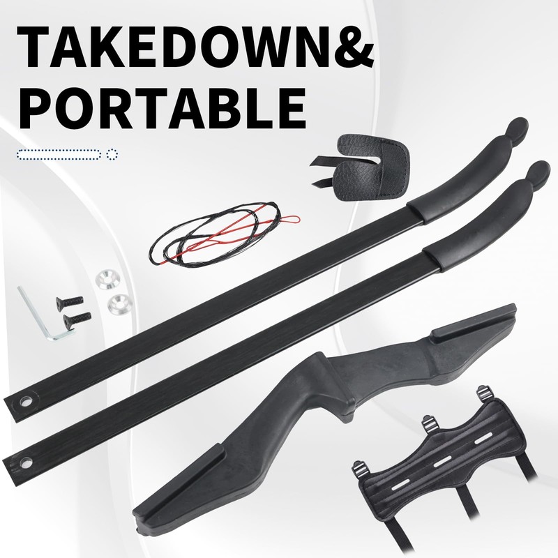 Adult Recurve Bow Can Be Used On Both Hands. The