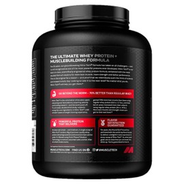 Muscletech Whey Protein Powder (Cookies & Cream, 5LB) - Nitro-Tech Whey Protein Isolate Smoothie Mix for Lean Muscle & Recovery - 24g of Whey Gold Protein for Women & Men - Packaging May Vary