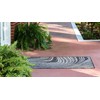 Unique Loom Outdoor Modern Collection Area Rug - Pool (2'