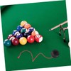 KOMBIUDA 4pcs Portable Pool Cue Chalk Holders Rubber Snooker Chalk