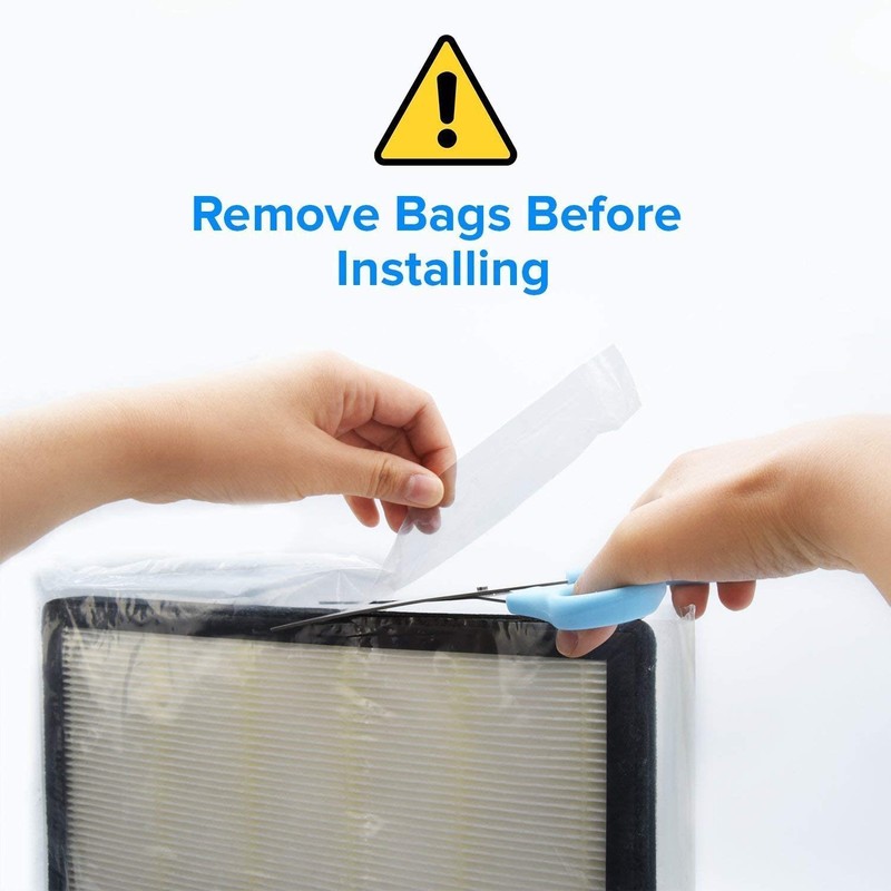 LEVOIT LV-PUR131 LV-PUR131S Air Purifier Replacement Filter, H13 True HEPA