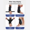 Snblzhef 1PCS Adjustable Ankle Support Protector Ankle Braces Bandage Foot