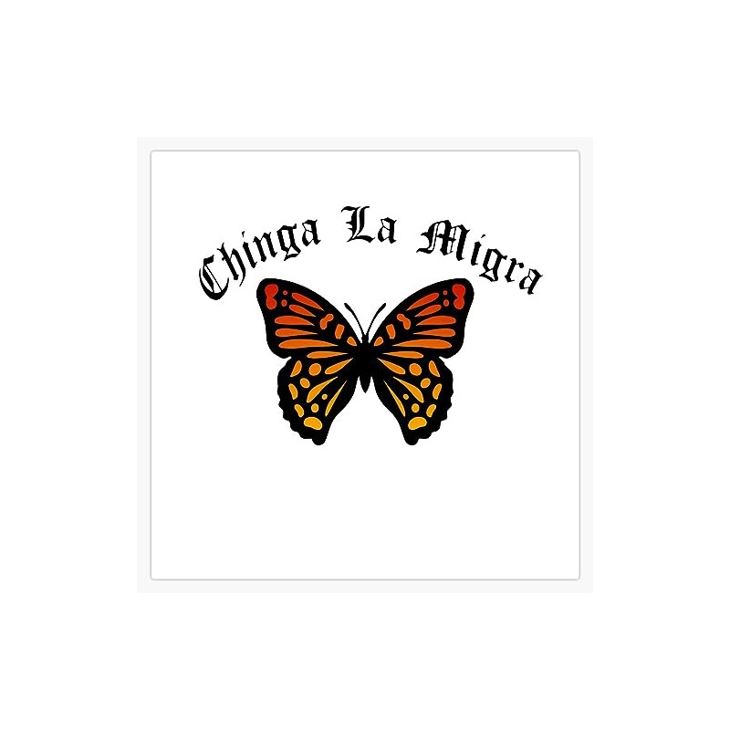 Chinga La Migra Bumper Sticker Vinyl Decal 5"