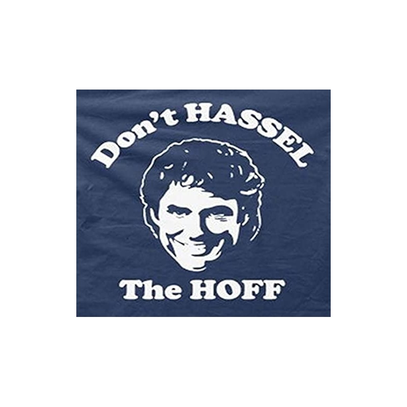 Hasselhoff - Don't Hassel The Hoff t-Shirt Blue