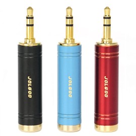 JOLGOO 3.5mm to 1/4 Inch Headphone Adapter, 3 Pack