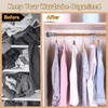 Beyeutao Wooden Closet Rod Adjustable 48-60 inches Closet Rod for