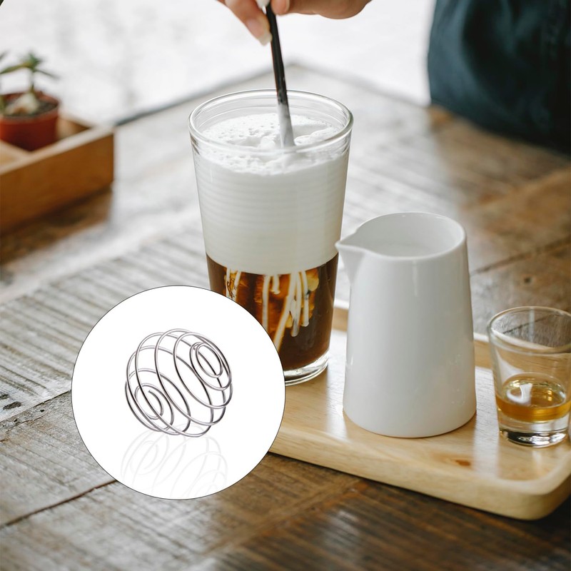 Rumyve2pcs Stainless Steel Protein Vibrating Sieve Ball,Protein Vibrating Sieve Ball