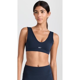Set Women's Sportbody Dip Bra, Oxford, Blue, XL
