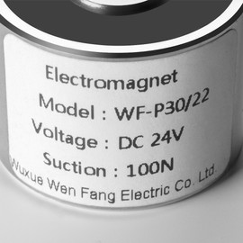 uxcell 24V DC 100N Electric Lifting Magnet Electromagnet Solenoid Lift Holding