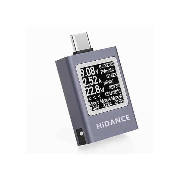 USB PD3.1 Tester Meter Meter 4.5~50V 0~12A PD QC USB