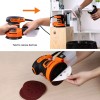 TACKLIFE 5-Inch Random Orbital Sander 3.0A w/ 12Pcs Sandpapers, 6