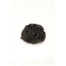 Monoir HT140704 Women's Mourning Dress Hair Accessories, Banana Clip, Black