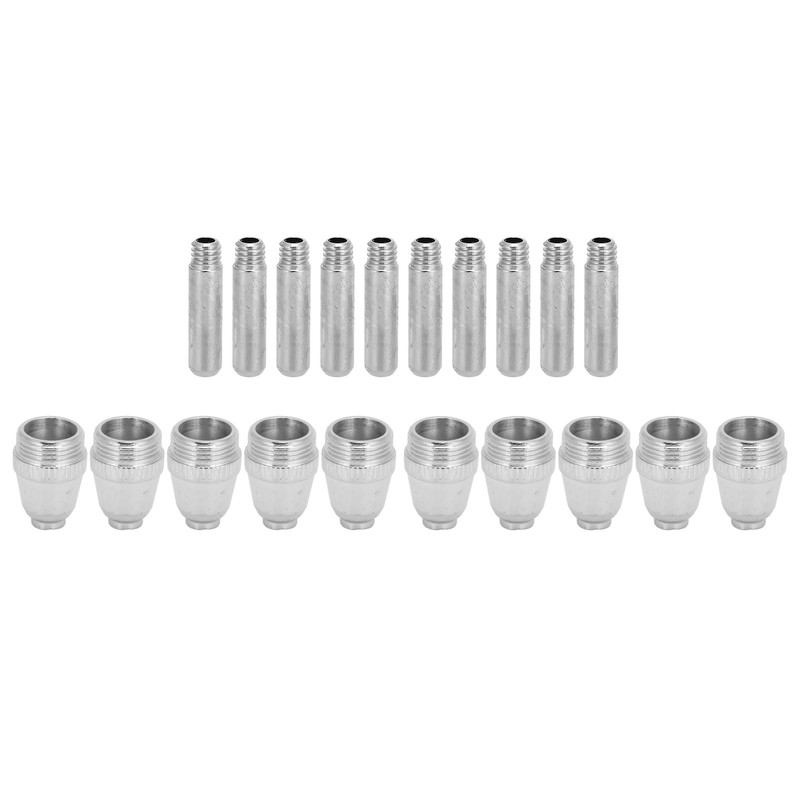 20Pcs Plasma Cutting Torch Consumables Electrode Tip Nozzle for AG-60