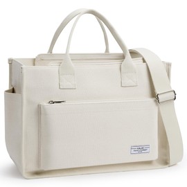 KALIDI FANCY FOREST Tote Bag, Shoulder Bag, Several Pockets, 3-Way Use, Detachable Shoulder Straps, Large Capacity, Large Capacity, Freestanding, Canvas Tote, Canvas Tote Bag, For School Commutes To