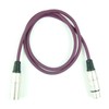 Adam Hall Cables K3MMF0100PUR Microphone Cable XLR Female to XLR