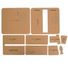 Wallet Making Template, Leather Wallet Making Stencil Kit, Long Wallet