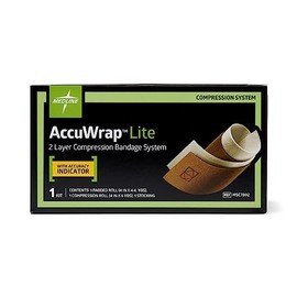 Medline AccuWrap Lite 2-Layer Compression Bandage System, 20-30 mmHg