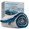 KKV Full-sized Drying Towel, 48x24“ Dual Sided Microfiber Car Cleaning