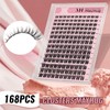 Mayhug Eyelash Cluster, 154 Pieces Cluster Lashes, Natural Look, Wispy