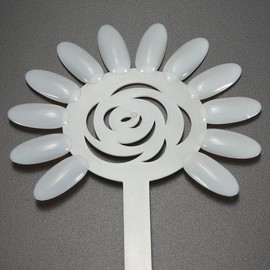 120 Tips Nail Polish Display Practice Fan Board Sticks Wheel