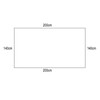 32nd PVC Easy Clean Wipeable Plain Tablecloth Cover, Suitable for