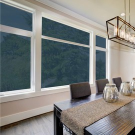 G Greenfilm Static Cling Film 10% Window Tint for Residential and Car Use – DIY Non-Adhesive Dark Window Tint for Enhanced Privacy, UV Protection, Glare Reduction, and Heat Blocking (36" x 82")