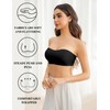 LAJERIN Push Up Strapless Bras for Women, Nude Strapless Bra