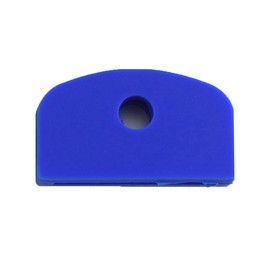 Packet of 5 units of Large Square Headed Identifying Key caps for Yale Keys … (Blue yale5)