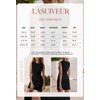 LaSuiveur Women's Summer Sleeveless Tank Dress Crew Neck Casual Bodycon