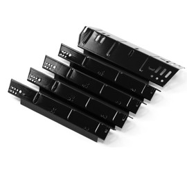 70-02-411 70-02-412 Grill Heat Plate Replacement for Dyna-Glo 5 Burner DGH485CRP, DGH474CRP, Heat Plates for Revoace GBC1793W, Dyna-Glo 4 Burner DGH450CRP Grill, Porcelain Steel Heat Plate, 5 Pack