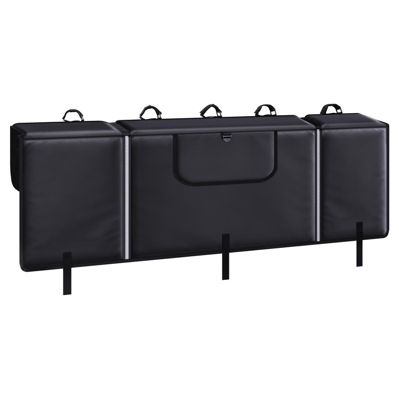 WOLFWILL Tailgate Bike Pad for 5 Bikes, Truck Tailgate Bike