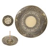 Crisis Bronze Round Incense Holder