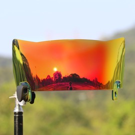 GIKYTEC Football helmet visor Anti-Fog Scratch Resistant Used for riddell speed flex helmet - Football for Youth & Adult (revo red Anti-Fog)