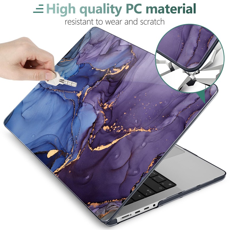 DONGKE Case for MacBook Pro 14 Inch (2026-2021 Release, M5