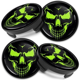Compatible with Ford Wheel Center Caps Alloy Hub Centre Rim Cover Badge 54mm Skull Toxic CF 38