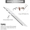 Gebildet 1pc Right and Left Hand 9mm Lockable Utility Knife